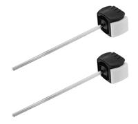 TOVINANNA Maza para Pedal de Bombo de Acero Inoxidable Cabeza de Martillo Doble para Batería Repuesto de Mazo para Pedal de Bombo Accesorio de Percusión Profesional 2 Piezas Uso en