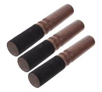 TOVINANNA Mazo de madera 3 piezas para cuenco tibetano, accesorios duraderos para terapia de sonido y meditación budista