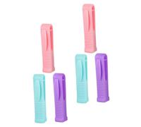 TOVINANNA Mini Abridor de Ampollas de Plástico Diseño Ranurado Portátil y Reutilizable 6 Piezas 2 Violeta Oscuro 2 Verde 2 Herramienta para Enfermeras y Suministros Hospitalarios