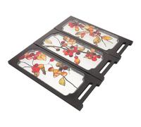 TOVINANNA Mini Biombo Decorativo de Escritorio Biombo Decorativos Japoneses para Mesa de Té Modelo para Casa Oficina Estudio Decoración de Arte Chino Asiático