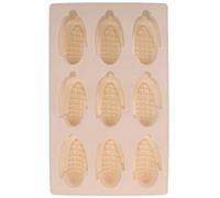 TOVINANNA Molde de Silicona para Hornear 9 Cavidades Forma de de Maíz Antiadherente Flexible Color Gris Adecuado para Dulces Chocolate y Repostería Casera