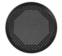 TOVINANNA Molde para Pizza Perforado de 12 Pulgadas Bandeja Redonda Antiadherente de Acero Endurecido Resistente al Horno para Hornear Pizzas Caseras y Profesionales