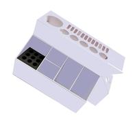 TOVINANNA Organizador De Baño para Estación De Peluquería Soporte para Secador De Pelo Caja De Enchufes De Tijera Organizador De Herramientas Cabello Uso Salón De Belleza