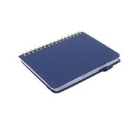 TOVINANNA Organizador de Contraseñas Pestañas Alfabéticas, Libreta Portátil A6 para Uso en Oficina y Hogar, Cuaderno Compacto Azul Oscuro Índice Alfabético y 112 Páginas