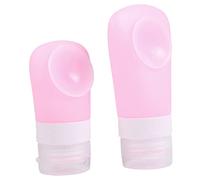 TOVINANNA Pack De 2 Botellas De Almacenamiento Botellas De Emulsión Para Cosméticos Champú Recargable Viaje y Hogar 38 Ml 60 Ml