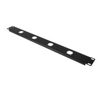 TOVINANNA Panel de Montaje Rack con Bisagra y Puertos para Audio Organizador de Cables para Pared Resistente y Adaptable para Gestión de Cables Estudios y Armarios