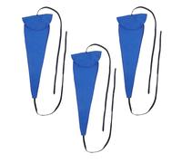 TOVINANNA Paño de Limpieza para Saxofón y Flauta de Tela Azul, Secado Rápido y Portátil, Adecuado para Mantenimiento Interno en Ensayos, Paquete de 3 Unidades