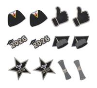 TOVINANNA Parches Termoadhesivos de Graduación 2026 Bordados Diseño de Diploma y Estrella 12 Unidades para Chaquetas Mochilas y Ropa DIY Parches para Coser y Planchar Accesorios