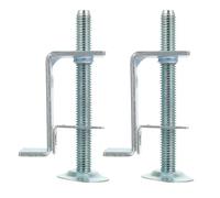 TOVINANNA Patas Ajustables para Armario 2 Piezas de Acero Laminado Frío Soporte Nivelador para Muebles Almohadilla Antideslizante para Suelos Irregulares Uso Sala de Estar Cocina y