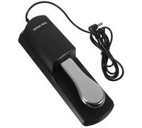 TOVINANNA Pedal de Sustain para Teclado y Piano Pedal de Sustain Duradero Interruptor de Polaridad Compatible Sintetizadores y Pianos Eléctricos Diseño Estable y Resistente