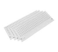 TOVINANNA Pegatinas Autoadhesivas Numeradas para Esmalte de Uñas 4 Hojas Pequeñas Resistentes Decoloración Etiquetas para Organización y Codificación de Colores en Salones y Colecciones