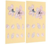 TOVINANNA Pegatinas Decorativas para Diapasón de Guitarra Calcomanías Creativas de Flor de Sakura PVC Resistente y Fáciles de Aplicar Paquete de 2 Unidades para Personalizar