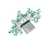TOVINANNA Peina De Cristal Diseño Para Boda Elegante Tocado Nupcial Adorno De Cabello Para Fiestas y Eventos Accesorio De Moda Para Mujeres