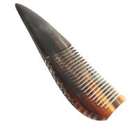 TOVINANNA Peine De Cuerno De Yak Cabello Peine Portátil Diseño Creativo Para Masaje Capilar El Hogar Color Natural Material