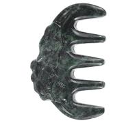 TOVINANNA Peine De Jade Natural Para Masaje Escalpado Peine De Masaje Portátil De Jade Herramienta De Relax y Alivio De Estrés Combina Estilo y Funcionalidad Tu Cuidado Personal
