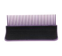 TOVINANNA Peine De Pelo Liso Peine Alisador Accesorio De Peine De Hierro Plano Clip De Fijación De Peine De Hierro Plano En Peine Portátil Plancha Con Peine Fibra De Carbon Púrpura