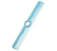 TOVINANNA Peine Giratorio para Peluquería Azul con Eje, Dientes Antiestáticos de Precisión, Herramienta Profesional para Cortar y Peinar Cabello en Salones de Belleza