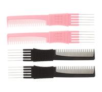 TOVINANNA Peines De Metal Para Cabello De Mujeres 4pcs Peine Para Peinar Herramienta Para Trenzar