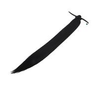 TOVINANNA peluca de caballo peluca larga Accesorios de Hanfu tocado tradicional chino Hanfu-Cosplay horquilla china hecha a mano larga Alambre de alta temperatura Black