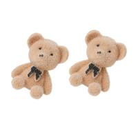 TOVINANNA Pendientes de para Mujer Pendientes de Botón de Peluche Aretes Adorables Joyería para Ocasiones Obsequios Diseño Divertido y Seguro
