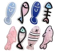 TOVINANNA Pinzas Cabello Lindas Dibujos Animados, Set De 8 Unidades, Pequeñas y Coloridas, Para Mujer y Niña, Ideales Para Cabello Fino y Accesorios De Moda Para Uso Diario