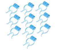 TOVINANNA Pinzas Nasales Hogar 10 Unidades Clip Corrector Ajustable De Plástico Azul Antideslizante Portátil Alivio De Hemorragias Nasales y Respiración Para Uso Diario