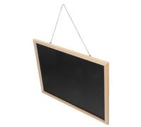 TOVINANNA Pizarra Pequeña de Madera con Marco de Madera Natural Tamaño Mediano 40X30 CM Superficie Reutilizable para Escritura y Dibujo Pizarra Colgante Versátil para Oficina y Hogar