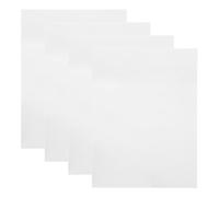 TOVINANNA Placa de Identificación Industrial de Doble Cara 20X15 CM de Aluminio de Transferencia Térmica de Alto Brillo Blanca 10 MM Set de 4 Placas para Sublimación y Manualidades