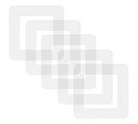 TOVINANNA Placas Decorativas Acrílicas Transparentes para Interruptores y Enchufes 5 Piezas Función Protectora y Estética para Uso en Hogares y Oficinas