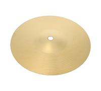 TOVINANNA Platillo Simple de Resistencia Latón 8 en Pulgadas a Dorado Batería Impactos y Operación Accesorios de Percusión para Kits