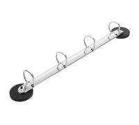 TOVINANNA Portadocumentos Magnético de Pared 4 Orificios, Archivador Magnético de Oficina para Gestión de Archivos, Carpeta Colgante Ahorra Espacio, Soporte Resistente para Documentos