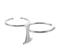 TOVINANNA Portavasos Soporte Estable y Antivuelco de Acero Inoxidable Marino Diseño de Doble Ranura para Vasos y Copas en Kayak y Barco