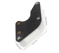 TOVINANNA Protector Fabricado en Nylon y Metal para Motocicleta Todoterreno de Guía de Cadena Negro, Resistente y Confiable para Motos Offroad y Dirt Bikes