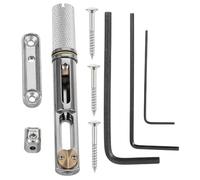 TOVINANNA Puente Dividido y Cordal para Guitarra Eléctrica sin Clavijero Accesorio de Repuesto de Precisión Color Plata Herramienta para Reparación y Mantenimiento Compatible Varios