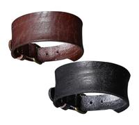 TOVINANNA Pulseras Metal 2piezas para Hombre Punk de Cuero Cómodas para Usar Estilo Retro y Atractivo en Bandas o Eventos Obsequios
