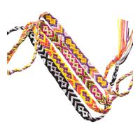 TOVINANNA Pulseras Trenzadas Hechas a Mano de Hilo de Colores para Muñeca y Tobillo, Pack de 8 Piezas Diseño Étnico y Acabado Fino para Festival Color Color Aleatorio Varios estilos