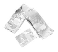 TOVINANNA Quitaesmalte de Uñas de Gel con Láminas de Aluminio y Almohadillas de Algodón 2X3 CM Pack de 400 Unidades para Remoción Rápida y Segura en Casa y Salón