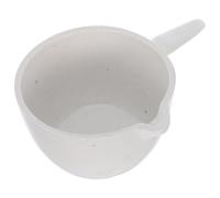 TOVINANNA Recipientes de Evaporación Redondos con Asa para Laboratorio y Aula, 2 Piezas, 50 Ml, Material Sintético Blanco, Alta Estabilidad Química y Vertido Limpio