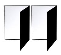 TOVINANNA Reflectores de Fotografía de Cartón Tamaño A4, Diseño Plegable y Doble Cara, Accesorios Portátiles para Iluminación y Difusión de Luz en Fotografía