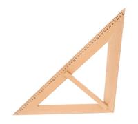 TOVINANNA Regla de Enseñanza de Madera para Profesores Gran Triángulo Isósceles para Medición y Dibujo Pizarra Herramienta Didáctica Eficaz para Aulas