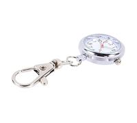 TOVINANNA Reloj de Bolsillo de Cuarzo Esfera Grande Clip Multifuncional Reloj de Colgante para Claves para Enfermeras