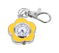 TOVINANNA Reloj de Bolsillo de Cuarzo Girasol con Clip y Llavero | Aleación y Vidrio, Formato Mini Portátil, Esfera Luminosa, Uso Diario y Turnos de Enfermería