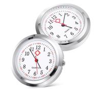 TOVINANNA Reloj de Bolsillo Esfera de Cuarzo DIY y Material Transparente Hecho a Mano, Diseño Conciso y Práctico para Manual DIY y Accesorios de Cuidado Varios Estilos