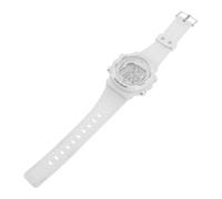 TOVINANNA Reloj Deportivo Digital Led Deportivo para Niños Resistente Al Agua Pantalla Grande Color Blanco Angelical Alarma Cronómetro para Uso Diario