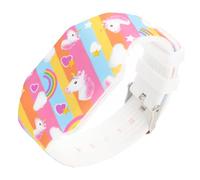 TOVINANNA Reloj Electrónico Pantalla Táctil Led Diseño De Unicornio y Material De Silicona para Estudiantes y Actividades Al Aire