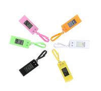 TOVINANNA Reloj Llavero Digital para Estudiantes Pantalla Grande, Diseño Portátil, Material Duradero, Paquete de 6 Unidades, Uso para Senderismo y Actividades al Aire Libre, Color Aleatorio