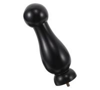 TOVINANNA Remates de Postes de Cama, Remates de Madera para Decoración del Hogar, M8, Negro, Columna Redonda de Madera, para Barandillas y Postes de Cama, Bricolaje y Decoración del Hogar