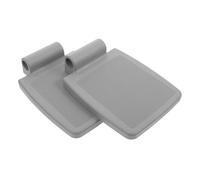 TOVINANNA Reposapiés en Material Pp para Aplicables para Silla de Ruedas Juego de 2 Diseño de Soporte Seguro y Cómodo, Adaptador de 22mm para Usuarios y Cuidadores