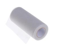 TOVINANNA Rollo Requiere Tul de Dacron Artesanal Decoración para Boda, Material que No se Deshilacha Costura y Adecuado para Caminos de Mesa y Envoltura de Ramos