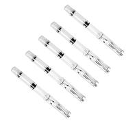 TOVINANNA Rotuladores de Acuarela Recargables para Caligrafía Juego de 5 Pinceles Tipo Pluma Cuerpo Transparente Tinta de Alta Capacidad para Escritura Dibujo y Pintura Artística